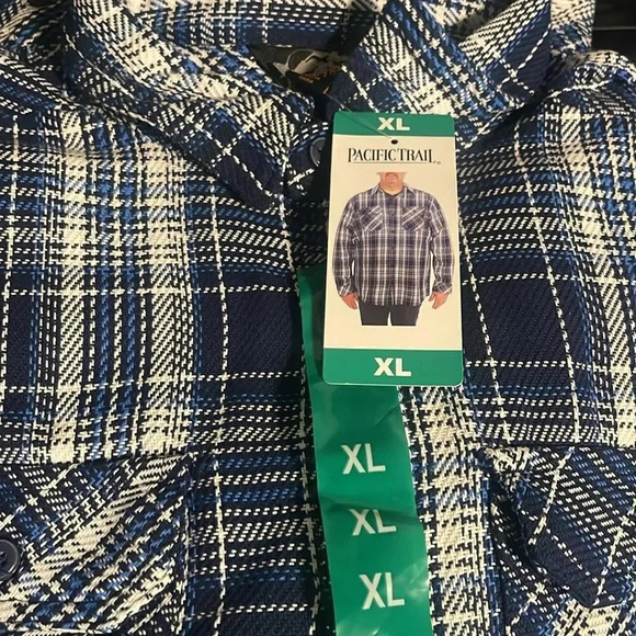 Pacific Trail, Long Sleeve Flannel Shirt Medium or X-Large - Picture 6 of 9